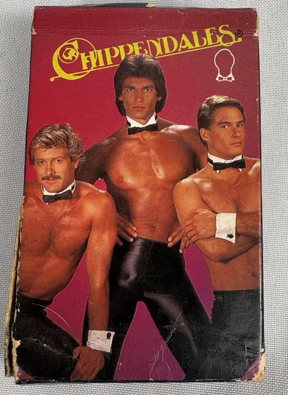 1980'S CHIPPENDALES PLAYING CARD DECK MALE DANCER COLLECTOR CARDS